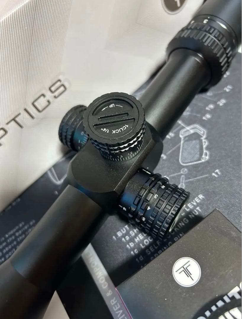 値下げ不可 新品 実銃仕様 FFP ライフルスコープ 3-15x44