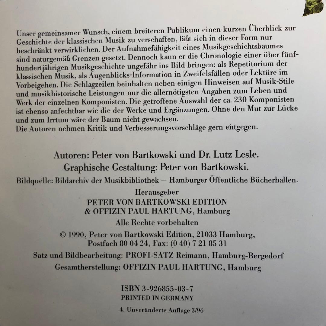 ドイツ製1990年クラシックポスター モーツァルト ベートーヴェン バッハ