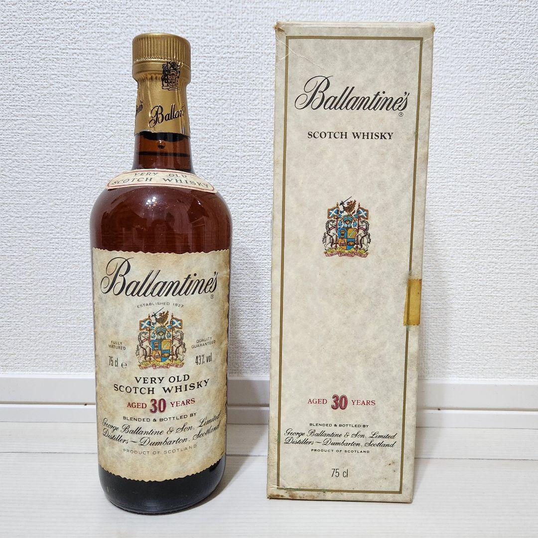 【未開栓】 Ballantine 30年 very old scotch