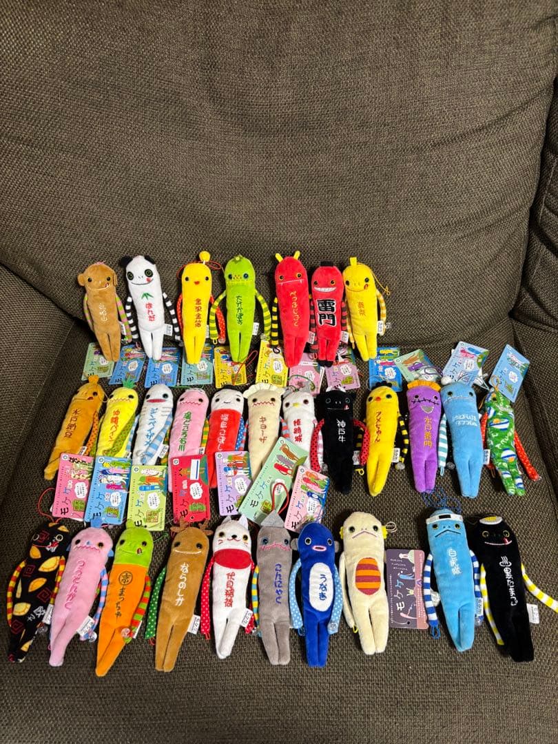 動物キャラクター ストラップ 39体セット