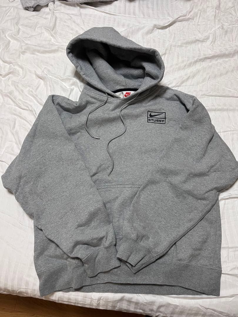 Nike x Stussy グレー フーディー US Sサイズ