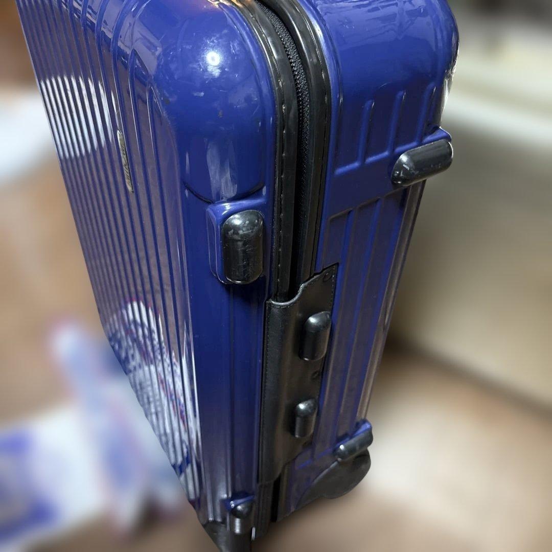 女性に！レアカラー廃盤品【ネイビー】RIMOWAリモワサルサ　機内持込可　補強済