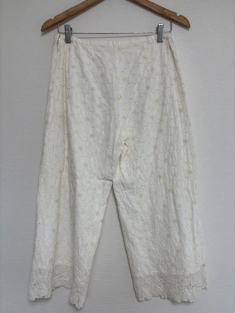 プリスティン　フラワーレース ガウチョパンツ