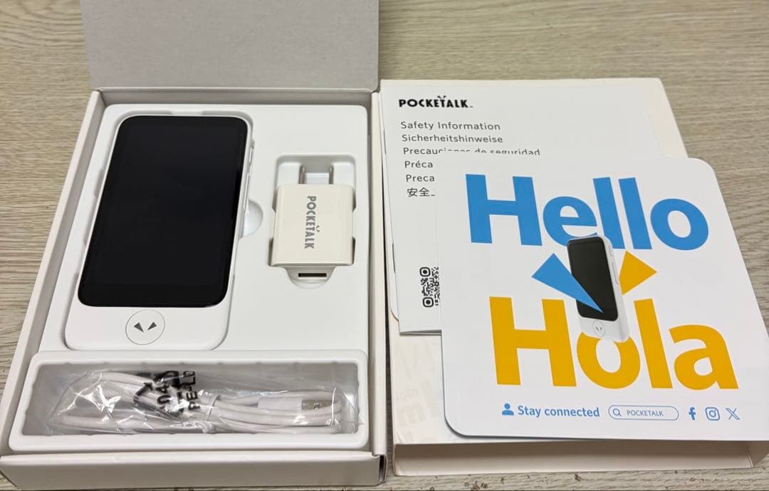 極美品★ポケトークS2 Plus（SIM内蔵モデル2027年9月まで ）