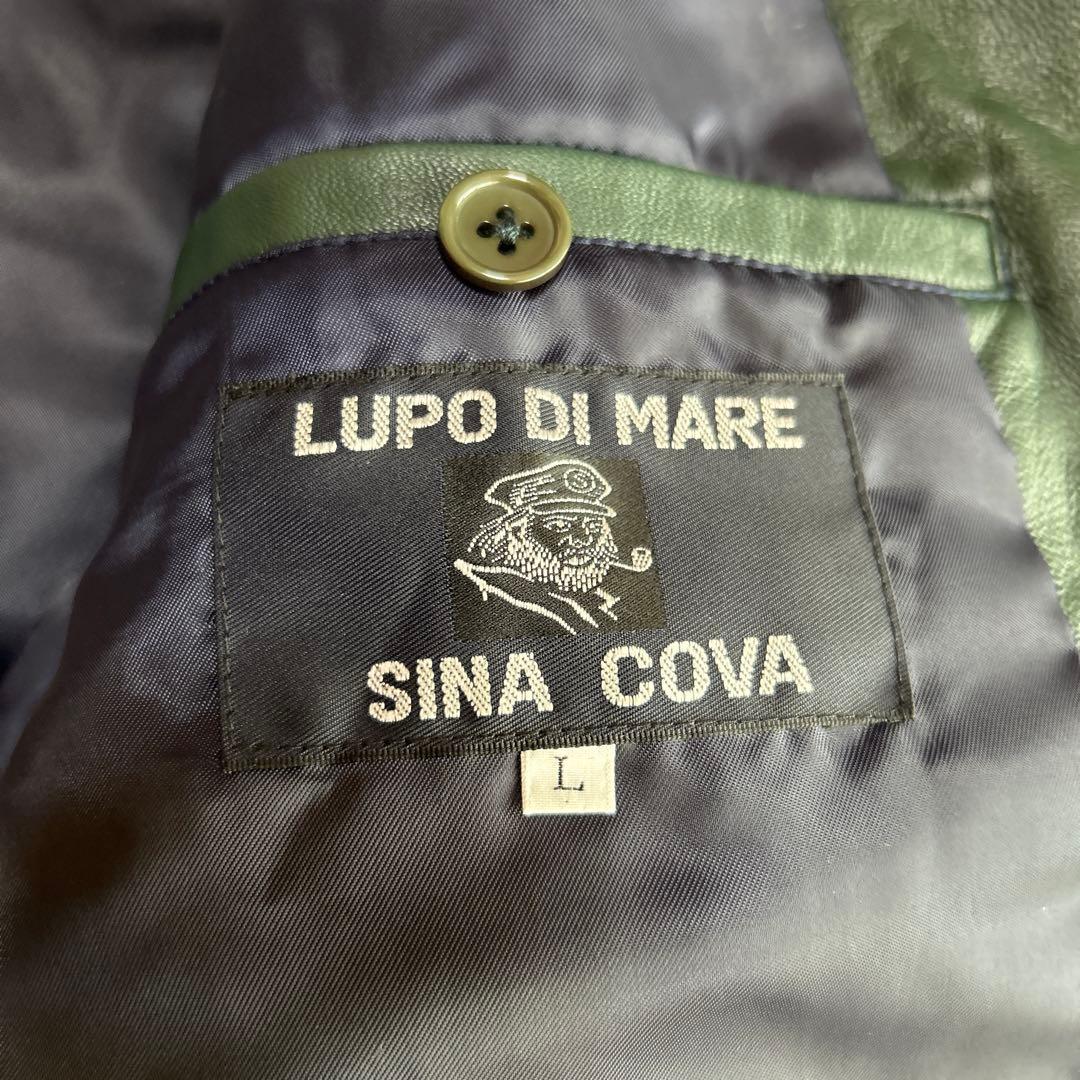 SINA COVA⭐︎L シナコバ レザーライダースジャケット シングル パテット