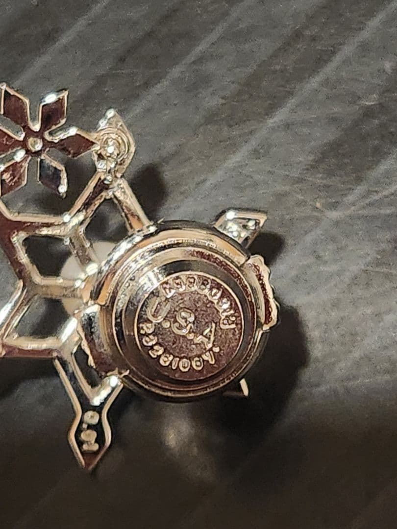 TASAKI　雪の結晶 真珠ブローチ　ダイヤ0.01ct