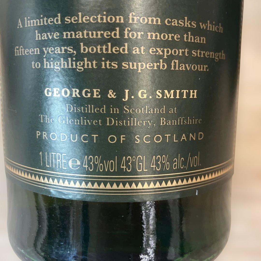 THE GLENLIVET 15 Year Old スコッチウイスキー1L