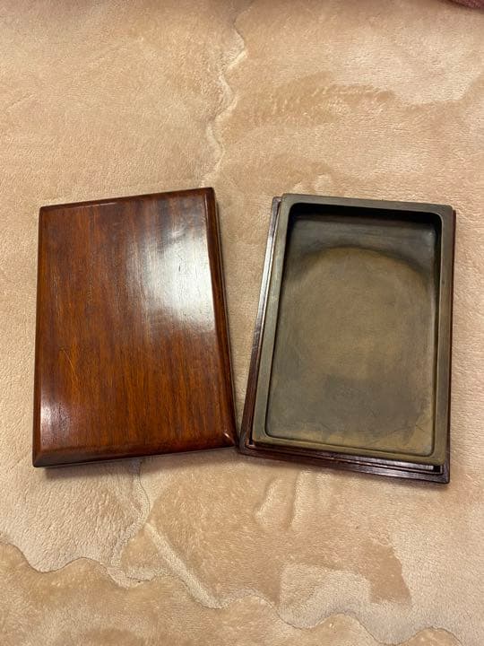 ㉘【値下げ】硯　澄泥硯（鱔魚黄）　書道