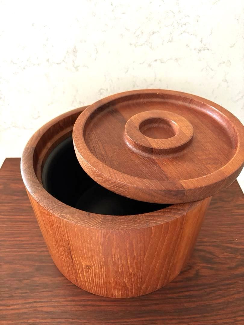 ダンスク　チーク　アイスバケット　北欧ヴィンテージ 北欧雑貨　DANSK