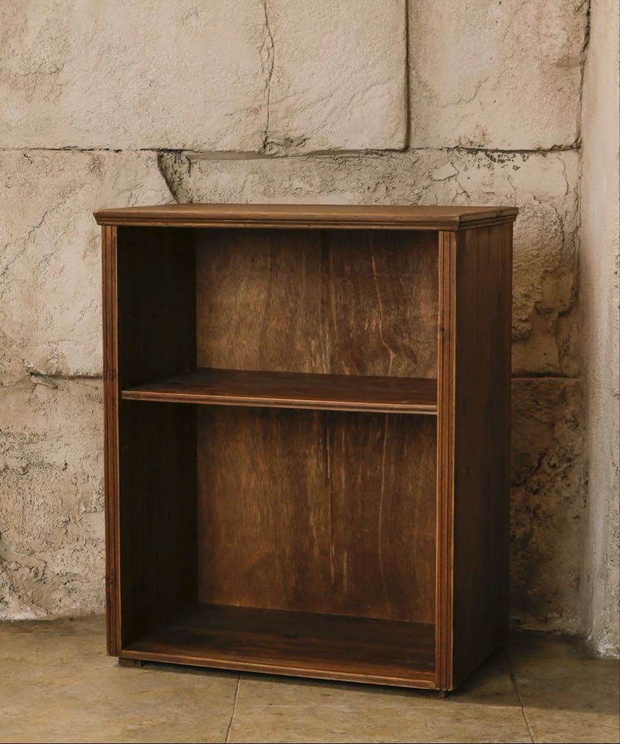 サリュ アンティークウッド2段シェルフ サリュ シェルフ