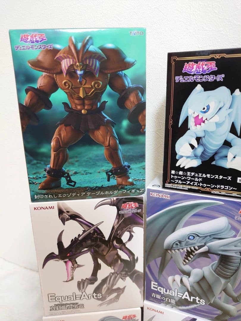 遊☆戯☆王 新品未開封 フィギュア 9体セット ブルーアイズ エクゾディア等