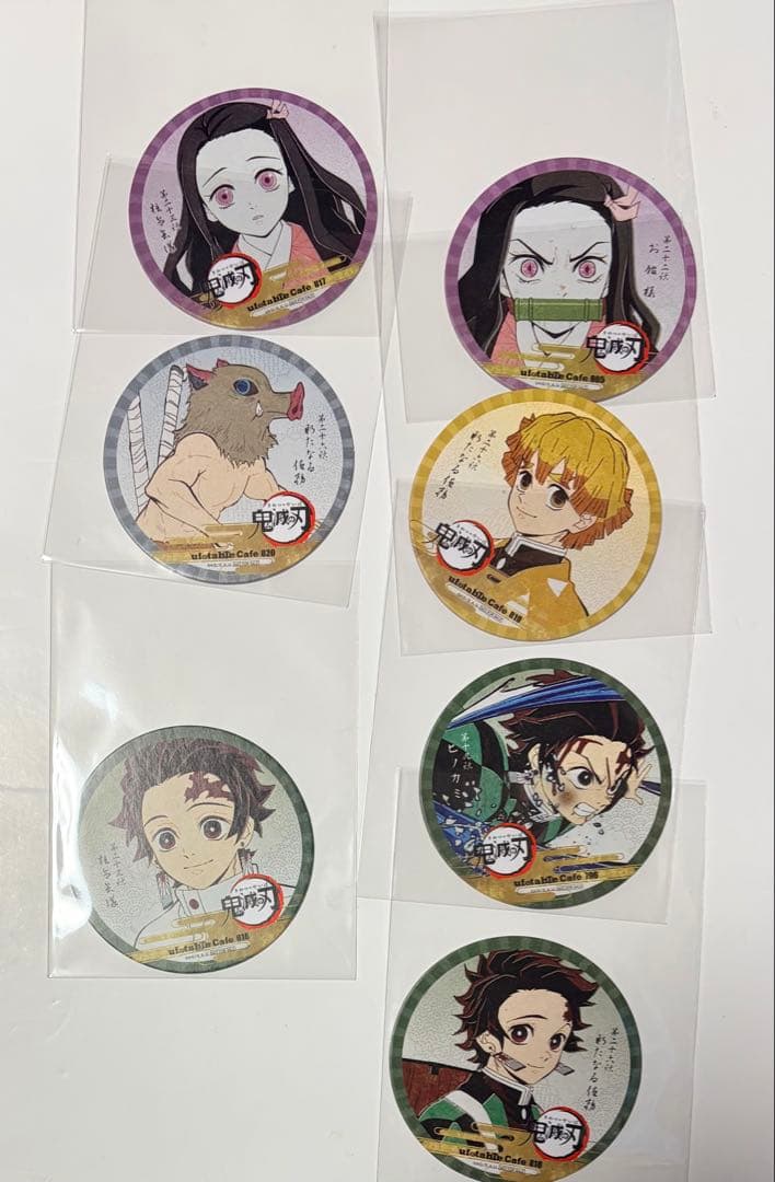 鬼滅の刃　ufotable cafe コースター　纏め売り