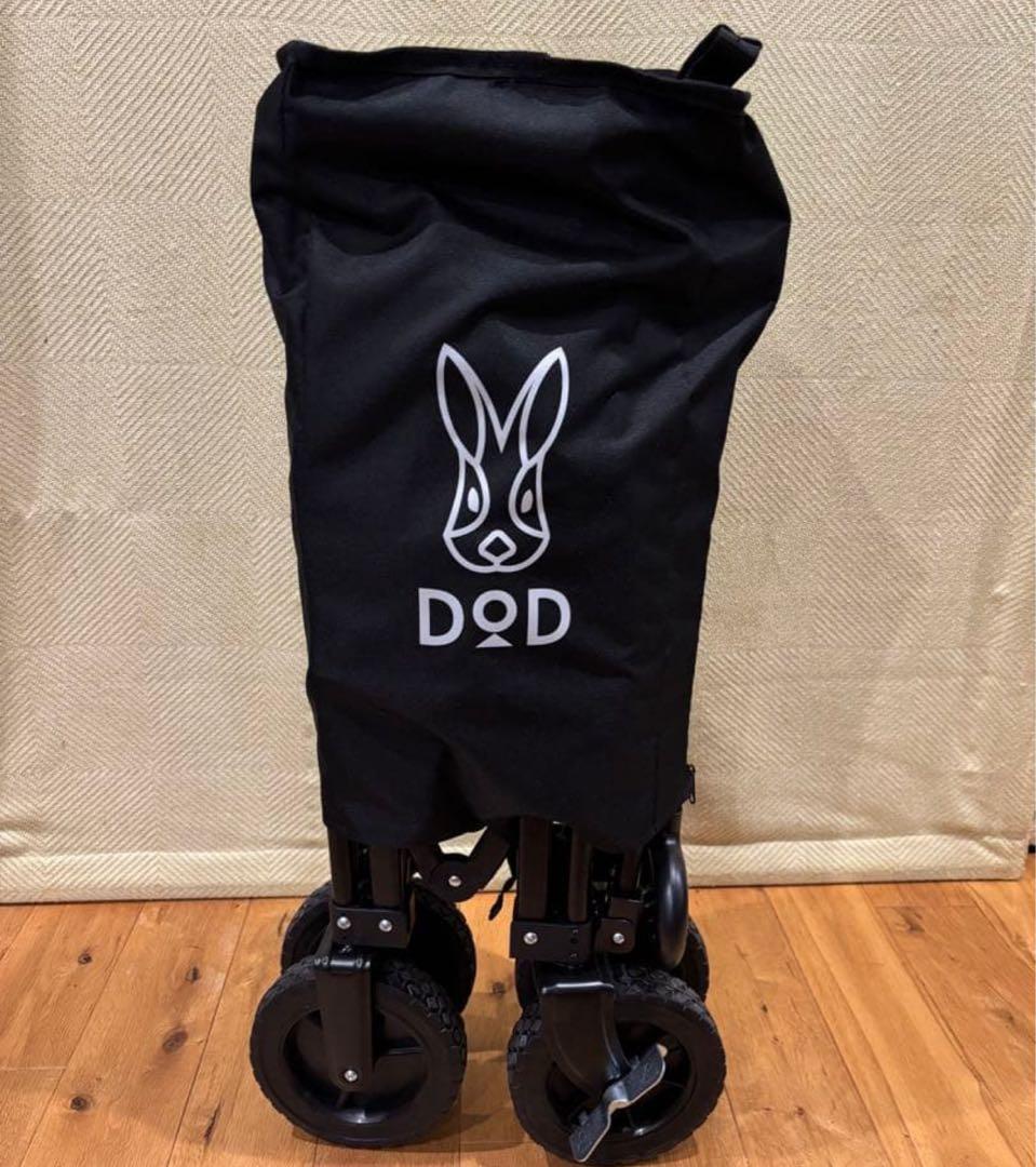 直接取引☆ DOD フォールディングキャリーワゴン 黒　ブラック