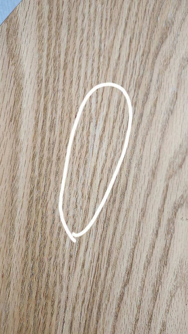 【ぽし】NOCE 三角形オークダイニングテーブル