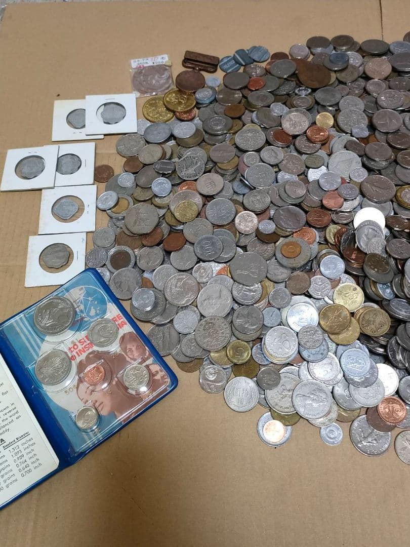 外国まとめ　約15kg　外貨　外国　硬貨　まとめ売　大量　古銭