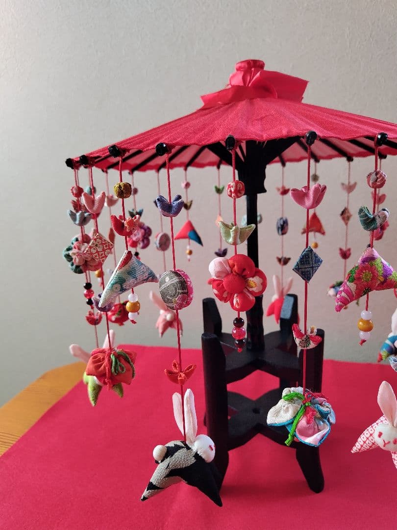 ①傘福'25＊縁起物＊正絹古布＊手づくり＊Urchin雑貨＊私のお雛様