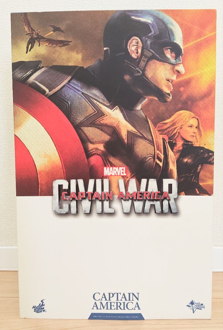 【開封美品】ホットトイズ　シビル・ウォー　キャプテンアメリカ
