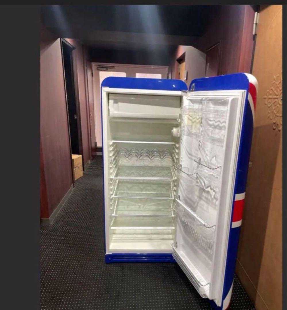 しゃけ中古SMEG イギリス国旗デザイン冷蔵庫