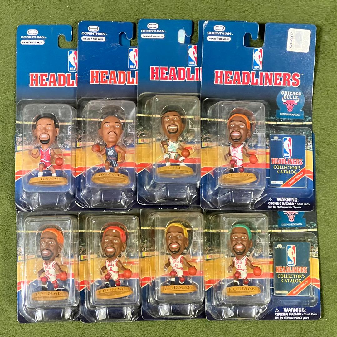 ヘッドライナーズ NBA 未開封 8体セット ロッドマン バークレー他