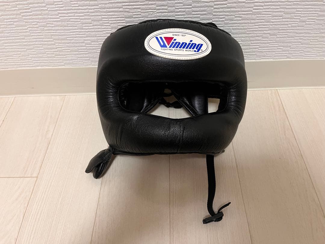 ウイニング　フルフェイスヘッドギア　ブラックМサイズ　FG-5000