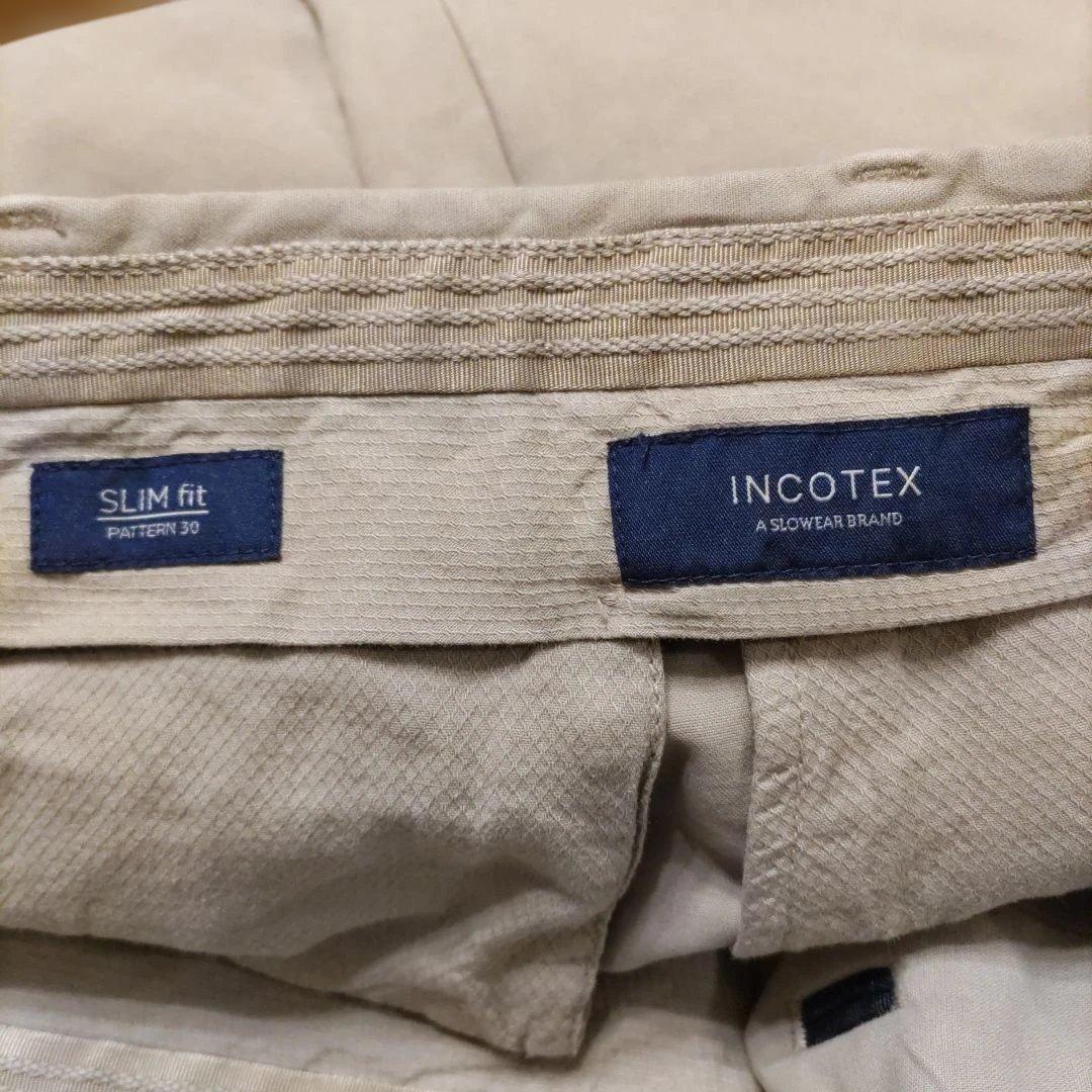【新品】INCOTEXインコテックス　ベージュパンツ サイズ56
