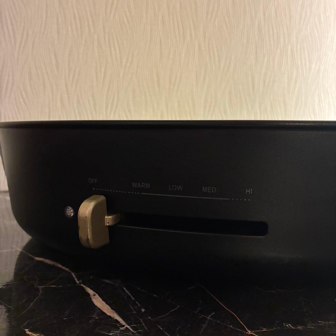 BRUNO ブルーノ オーバルホットプレート BOE053 ブラック