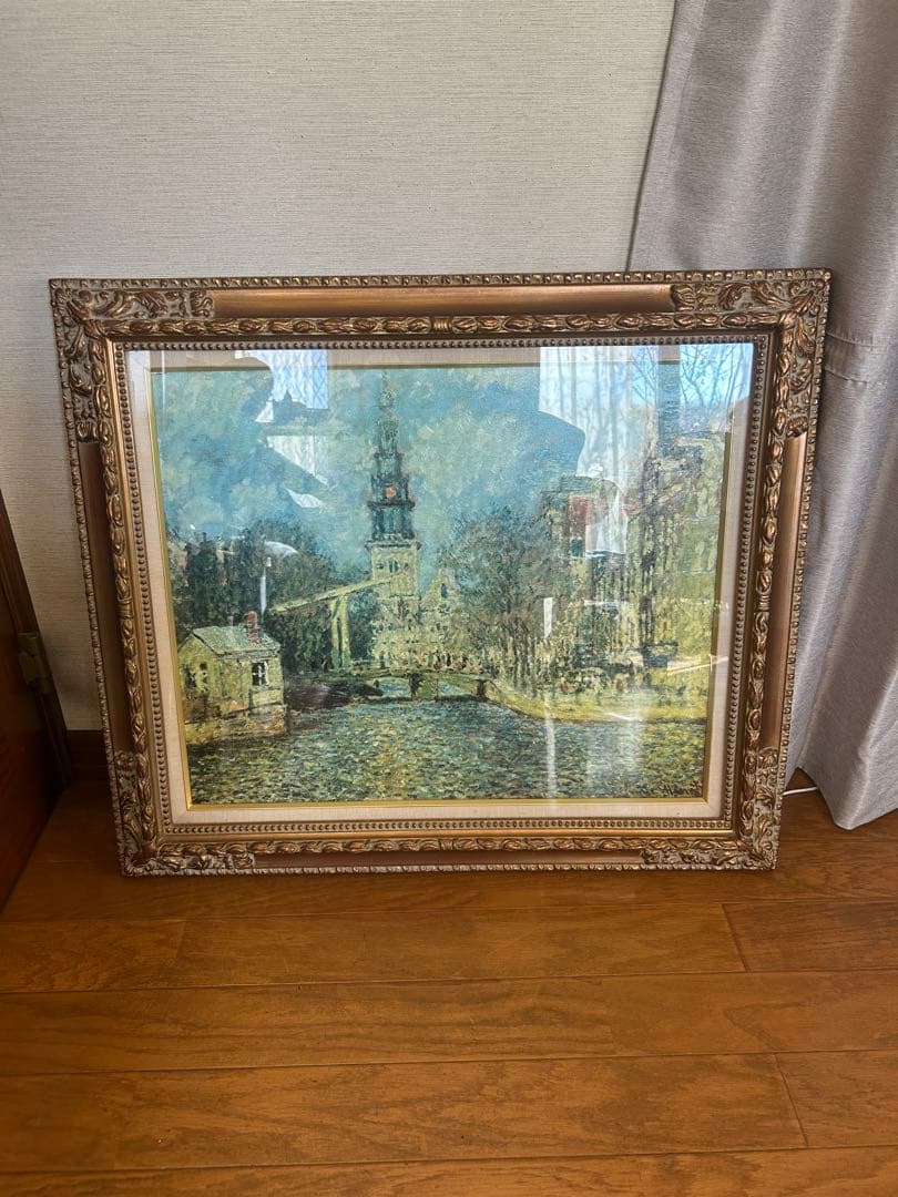 値下げ　早い者勝ち　モネ　アムステルダム　複製　額付き