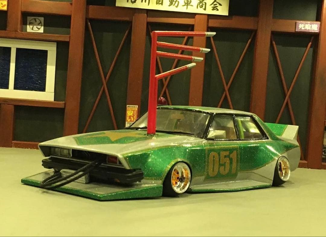 1/24 gx51クレスタ 完成品 街道レーサー チバラギ ワークス グラチャン