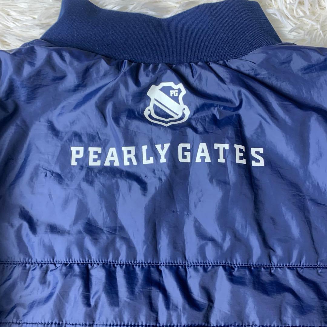 パーリーゲイツ 4WAY リバーシブル ジャケット 黒 ネイビー サイズ2