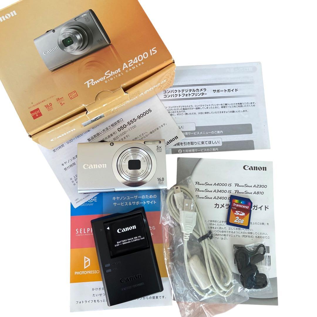 Canon PowerShot A2400 IS コンパクトデジタルカメラ箱付き