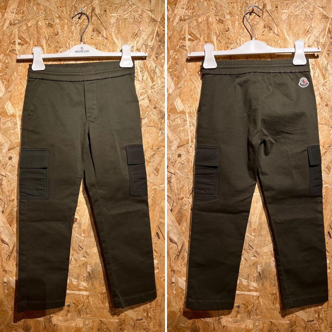 〈新品タグ付き〉モンクレール カーゴパンツ 6歳用サイズ カーキ