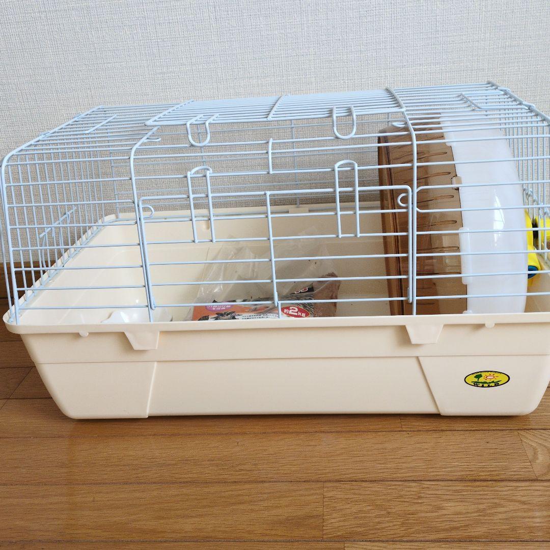 中型小動物用ケージ・回し車付き