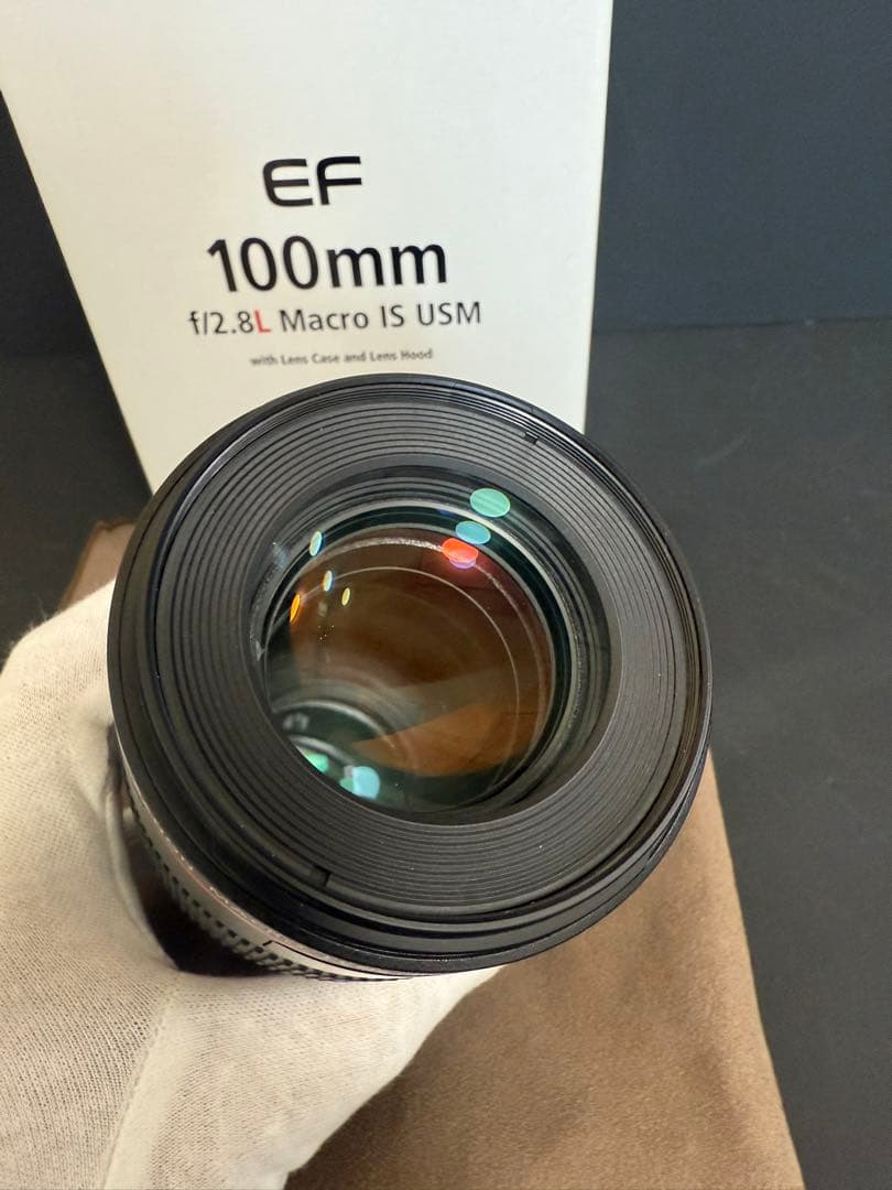 Canon EF100mm F2.8L Macro IS USM 超美品 元箱付