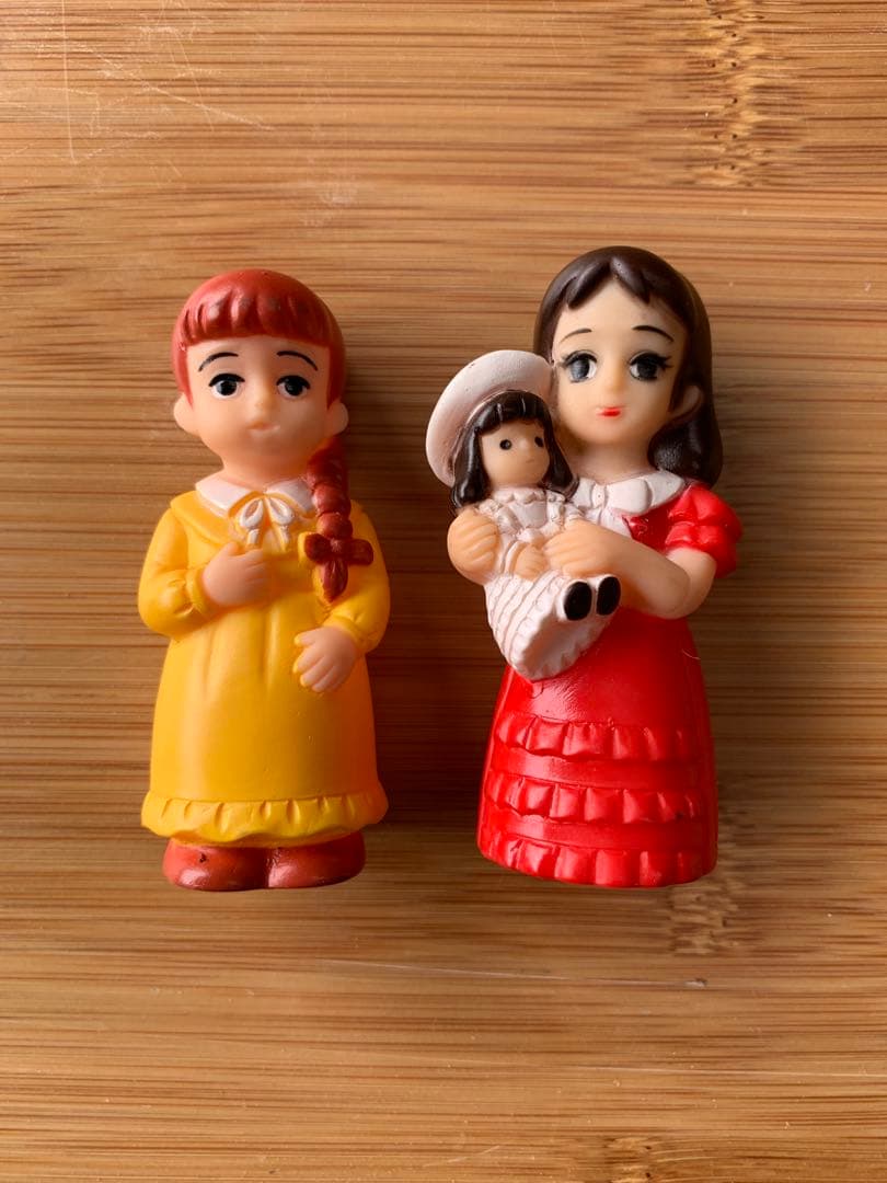 超希少 当時物ナガサキヤ 小公女セーラ、アーメンガード ソフビ指人形　2体セット