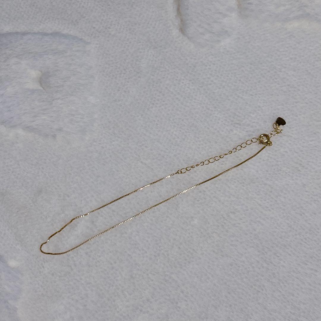 K18 イエローゴールド アンクレット