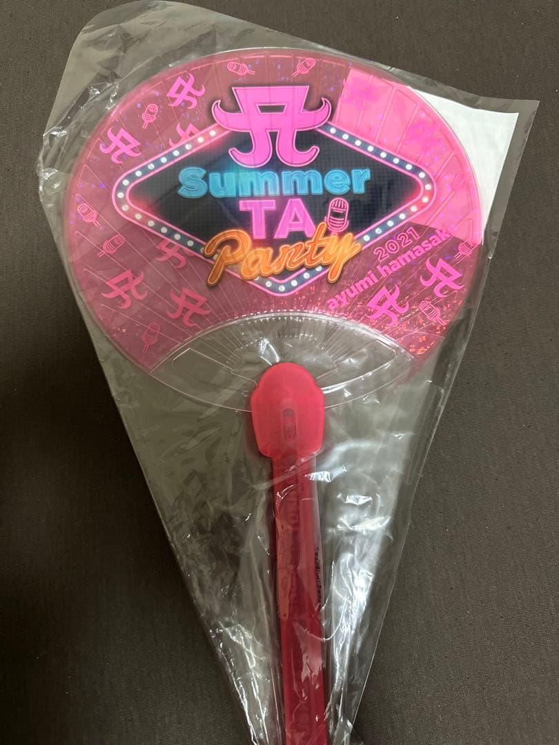 浜崎あゆみ 光るうちわ summer party 限定グッズ