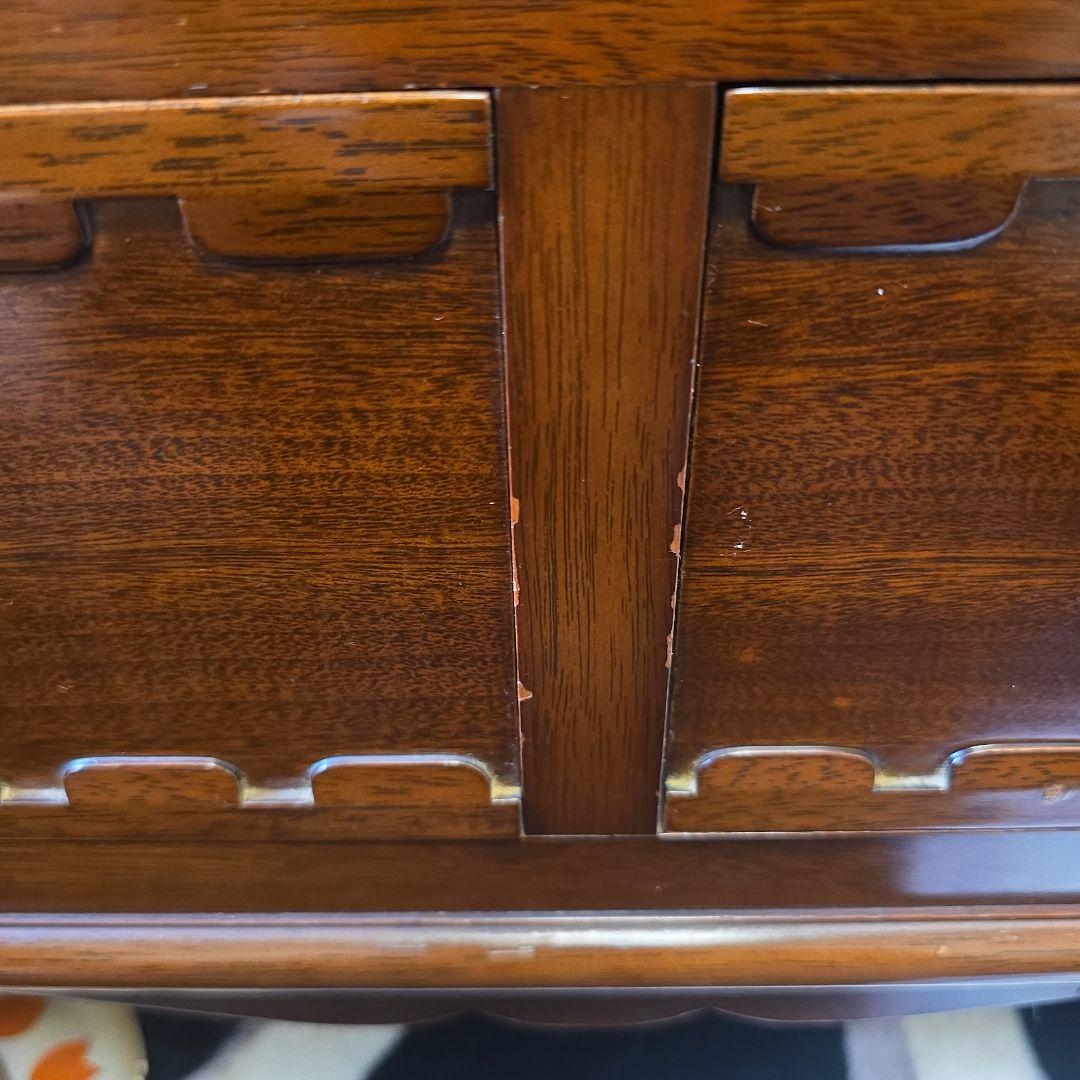 メープル不二屋 ガラス扉 キャビネット メープル不二家 マホガニー 神戸元町家具