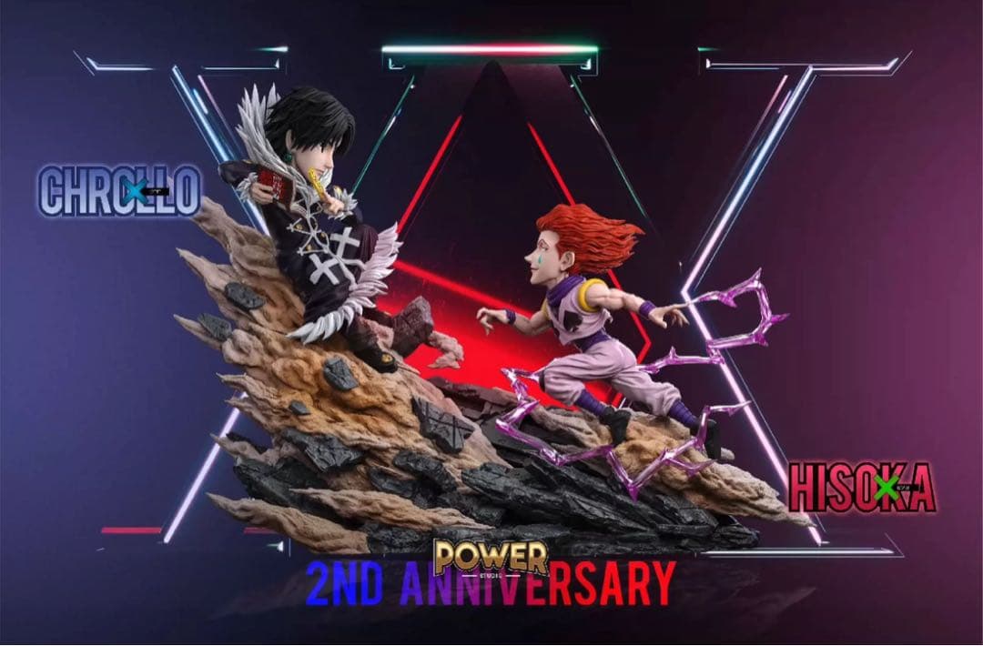 hunter×hunterヒソカ クロロ ガレキ ガレージキット スタチュー