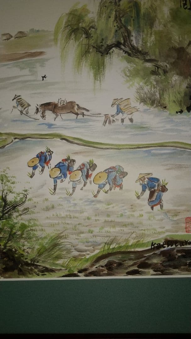 日本画水彩画⑬