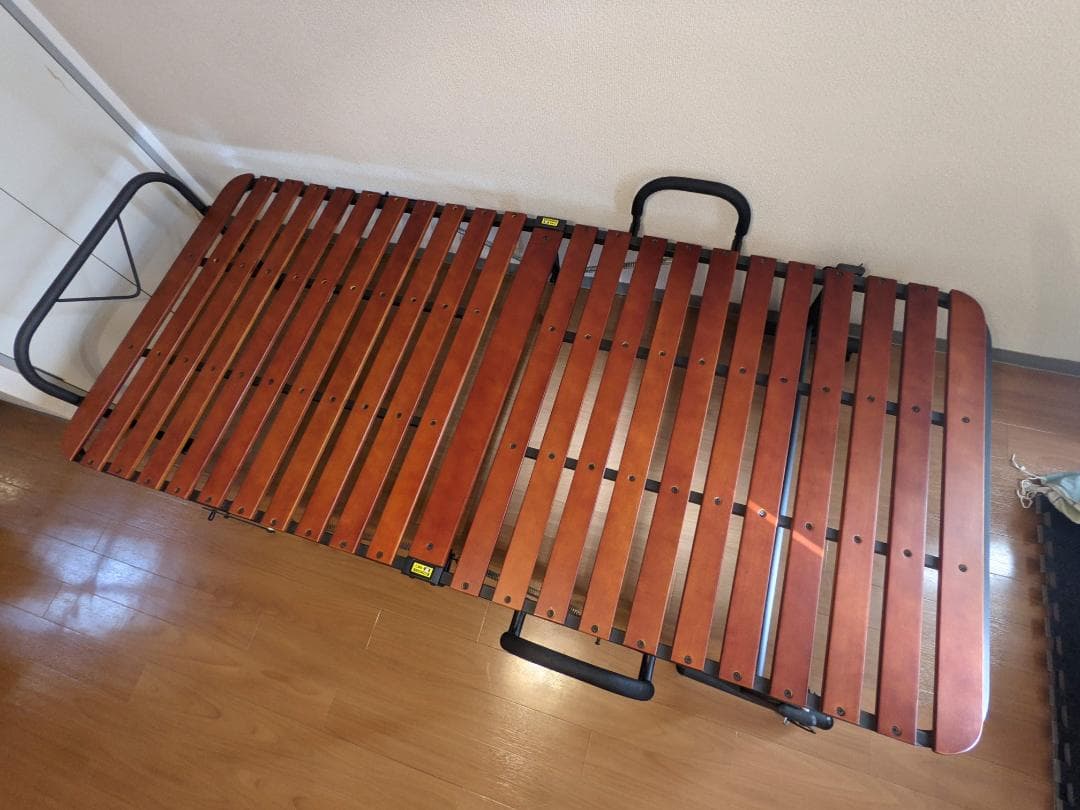 折りたたみ式すのこベッド シングル キャスター付き 山善 HS-1S