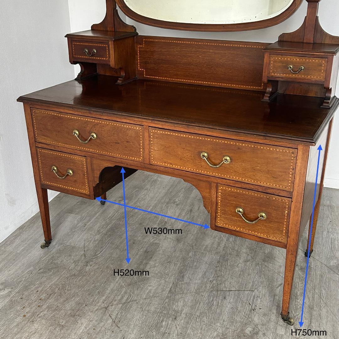 イギリス アンティーク家具 ドレッシングチェスト 鏡台 1930年頃 804A