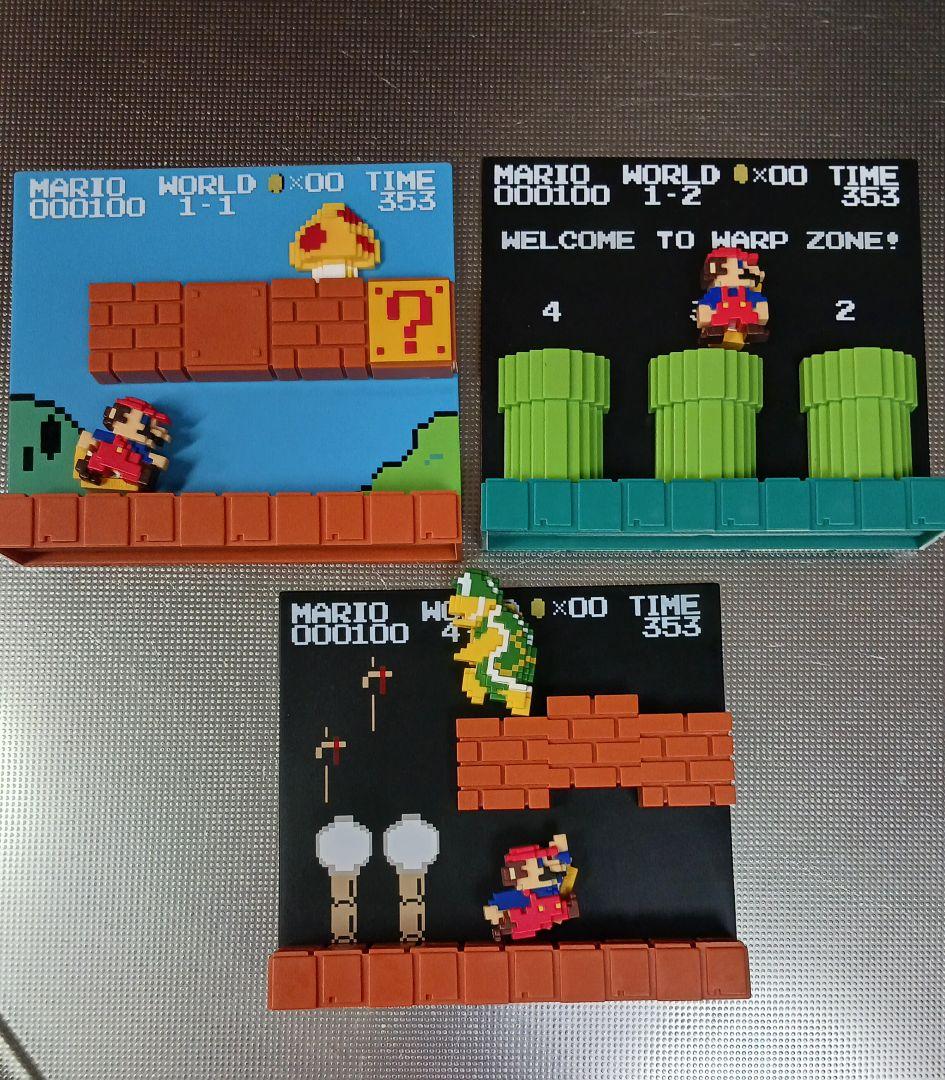 スーパーマリオブラザーズ ステージフィギュア マグネットフィギュア セット