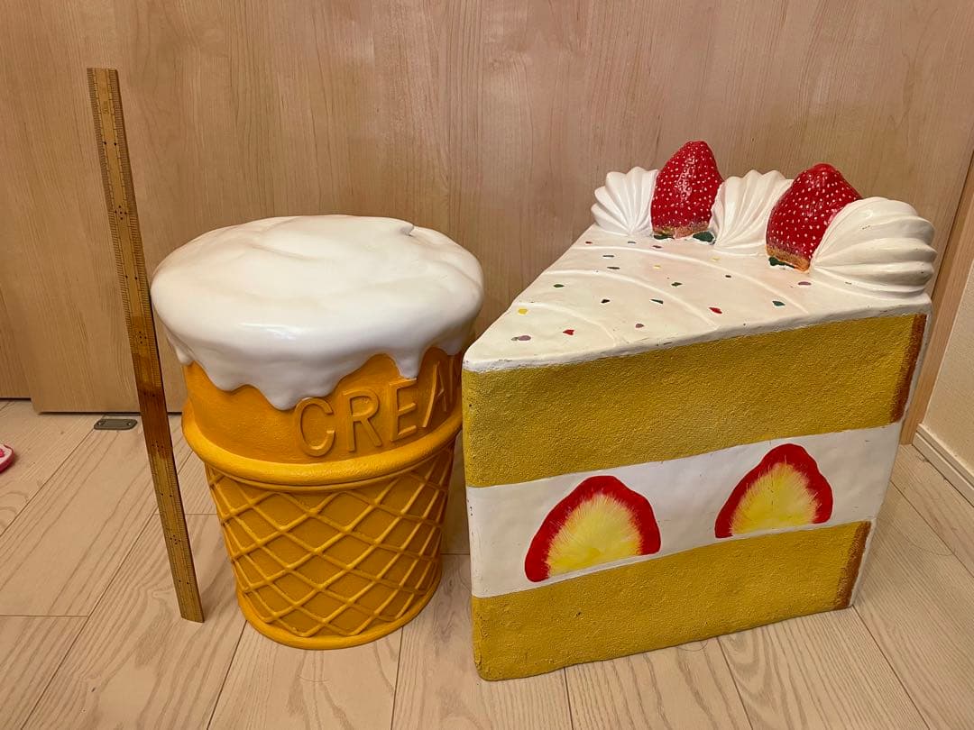 く*む様 【かわいい！】ロータリーヒロ　イースね　ソフトクリーム　ショートケーキ