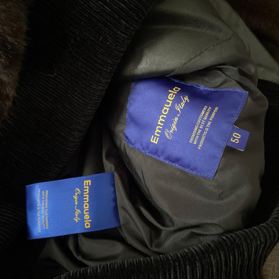 Emmauela ファーコートサイズ50 XL