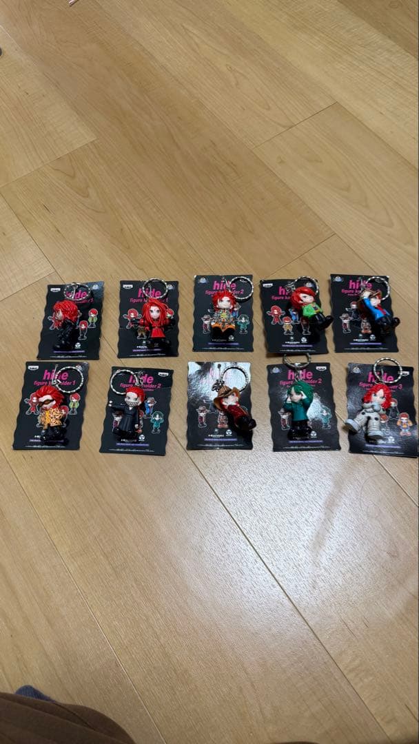 hideキーホルダー 10個セット　ギターキーホルダー2種プレゼント