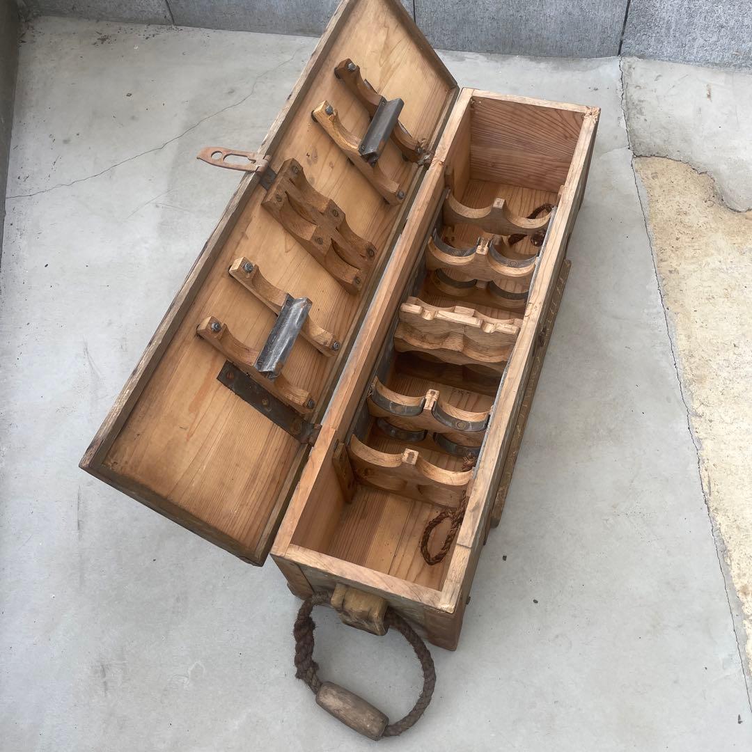 旧日本軍　木製弾薬箱　九十二式歩兵砲駄載用彈薬箱 備品 かなりレアな物です。
