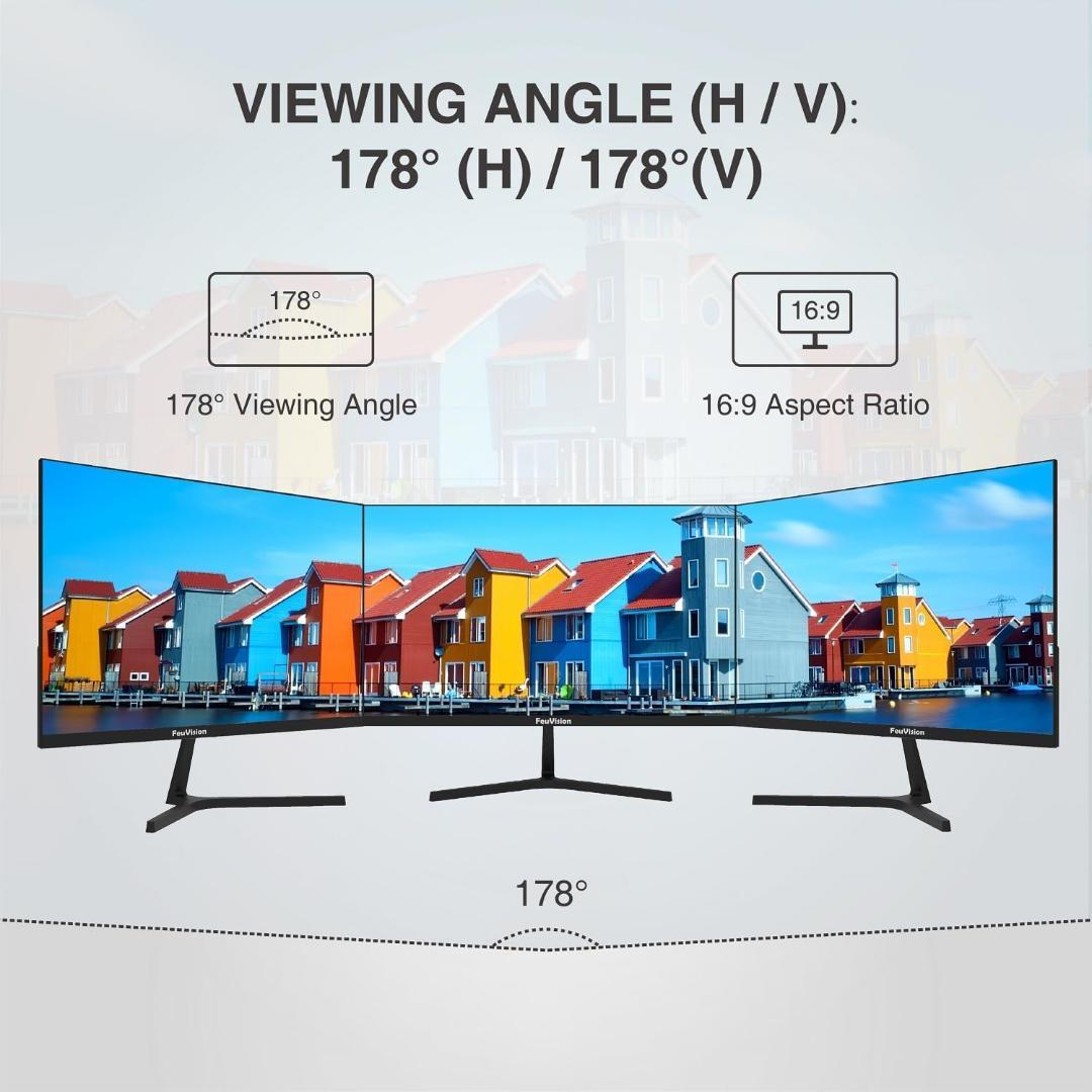【開封済・未使用】FeuVision　27インチLEDモニター　FSID27AF