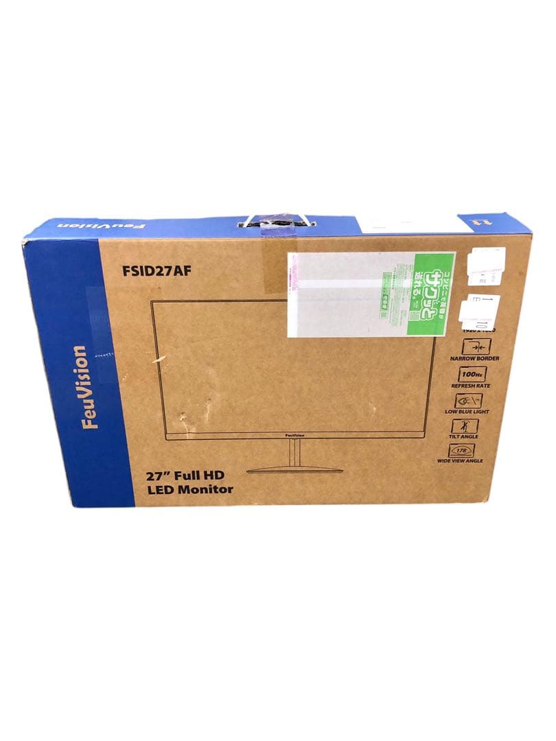 【開封済・未使用】FeuVision　27インチLEDモニター　FSID27AF