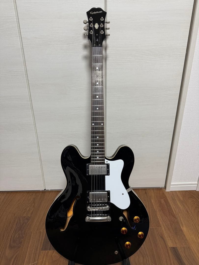 Epiphone ES-335 ブラック dot エピフォン セミアコ