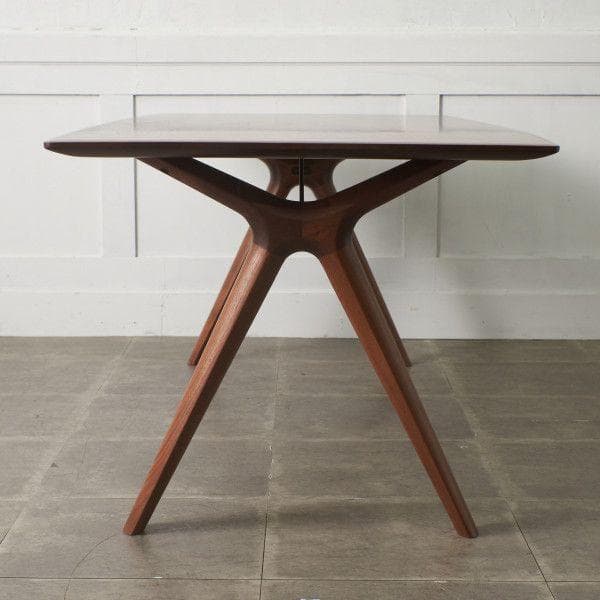 91498★起立木工 RADIUS ダイニングテーブル W1800 食卓